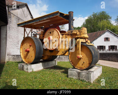 1933 Rouleau Compresseur Marque Chicago USA, Musée Maurice Dufresne Foto 1 Stockfoto