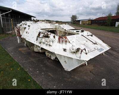 Steyr-Puch Pandur 6 x 6 APC Frame, Schüsse Artilleriemuseum Brasschaat Foto 2 Stockfoto