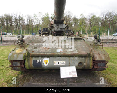 M110 SP Houwitzer 203mm Jahr Leger, Schüsse Museum Brasschaat Foto 1 Stockfoto