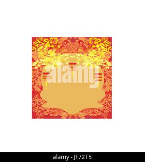 Laternen bringt Glück und Frieden, dass das Gebet während des Mid-Autumn Festival für chinese New year Stock Vektor