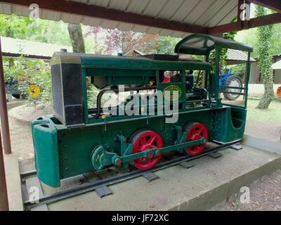 Locotracteur Systeme Decauville, Musée Maurice Dufresne Foto 1 Stockfoto