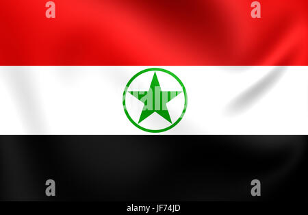 Flagge von Arabistan Stockfoto