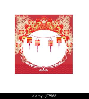 Gruß, Kunst, Kultur, Farbe, Urlaub, Urlaub, Ferien, Urlaub, Asien, Stock Vektor