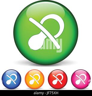 Baby, Taste, Icon, Dummy, Vektor, Schnuller, Internet, Www, Worldwideweb, net, Stock Vektor