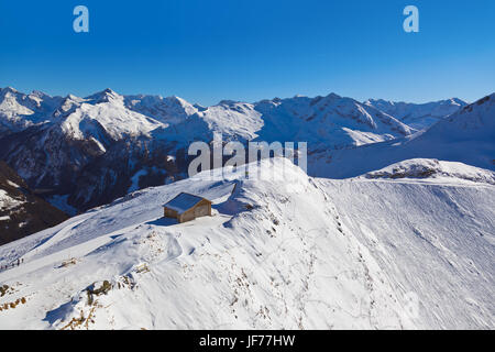 Berge Skigebiet Bad Gastein - Österreich Stockfoto