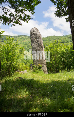 Menhir De Counozouls Stockfoto