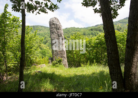 Menhir De Counozouls Stockfoto