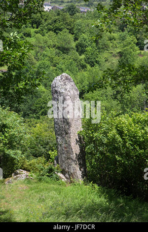 Menhir De Counozouls Stockfoto