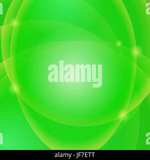 Abstrakt Grün Lichtmuster. Grüne Welle unscharfen Hintergrund. Stock Vektor