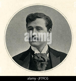 Georges Feydeau (1862-1921), französischer Schriftsteller und Varieté-Künstler in der Belle Epoque. Stockfoto