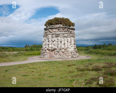 Das Schlachtfeld von Culloden in der Nähe von Inverness, Schottland, Großbritannien. Stockfoto