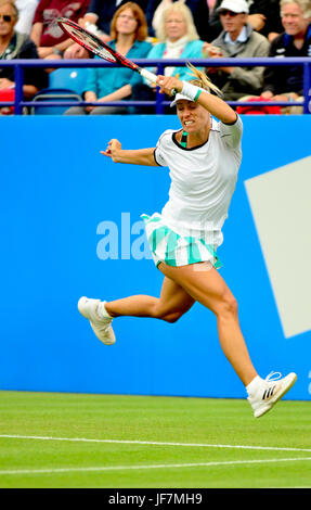 Angelique Kerber (Deutschland) spielen auf dem Centrecourt, Eastbourne, Aegon International 2017, 28. Juni Stockfoto