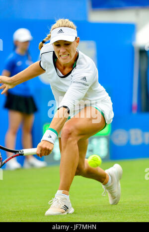 Angelique Kerber (Deutschland) spielen auf dem Centrecourt, Eastbourne, Aegon International 2017, 28. Juni Stockfoto