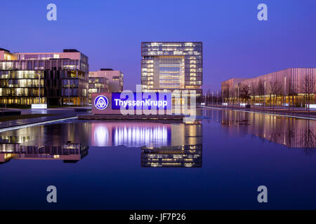 ThyssenKrupp Quartier, Head Office, Essen, Nordrhein-Westfalen, Deutschland, Europa, ThyssenKrupp Quartier, Hauptverwaltung, Essen, Nordrhein-Westfalen Stockfoto