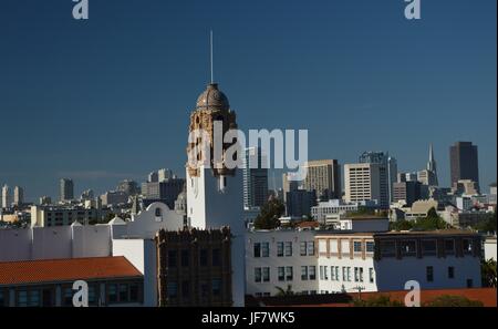 Impressionen aus der Dolores Park in San Francisco vom 1. Mai 2017, Kalifornien USA Stockfoto