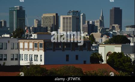 Impressionen aus der Dolores Park in San Francisco vom 1. Mai 2017, Kalifornien USA Stockfoto