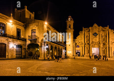 CATEDRAL DE LA HABANA CUBA befindet sich in HABANA VIEJA - Havanna, Kuba Stockfoto