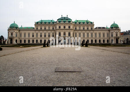 Schloss Belvedere Wien Stockfoto