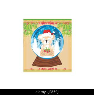 blau, Gruß, süß, Baum, Urlaub, Urlaub, Ferien, Urlaub, Winter, Stock Vektor