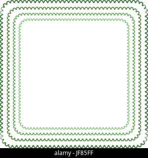 Vektor-Frame in Grüntönen Stock Vektor