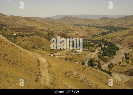 Semi-Wüste in Usbekistan Stockfoto