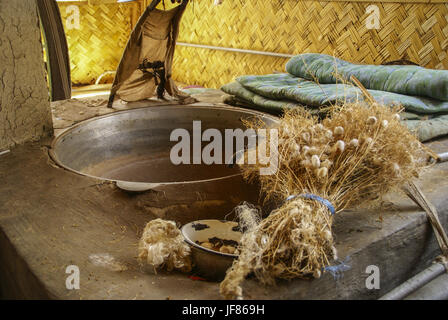 Traditionelles Kunsthandwerk in Usbekistan Stockfoto