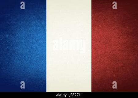 Flagge von Frankreich Stock Vektor