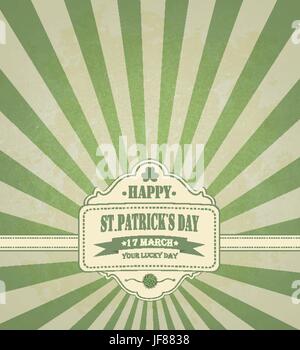 St. Patricks Day Background Stock Vektor
