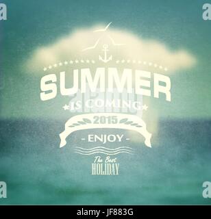 Sommer-Design Stock Vektor