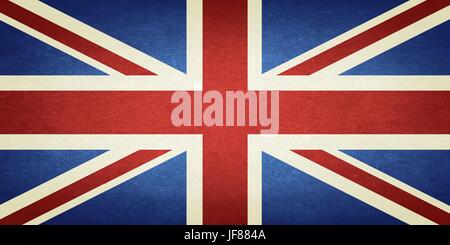 Flagge des Vereinigten Königreichs Großbritannien und Nordirland Stock Vektor