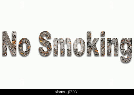 Keine Zigaretten rauchen sucht Stockfoto