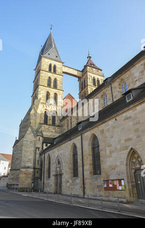 Kirche St. Dionys in Esslingen Stockfoto