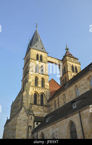 Kirche St. Dionys in Esslingen Stockfoto