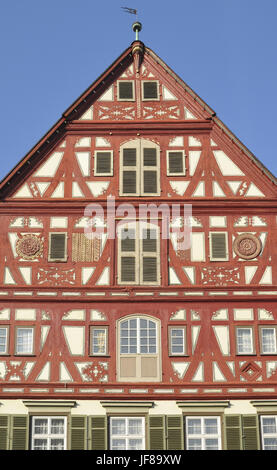 Fachwerk Haus in Esslingen, Deutschland Stockfoto