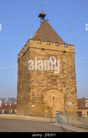 Historischen Turm in Esslingen, Deutschland Stockfoto