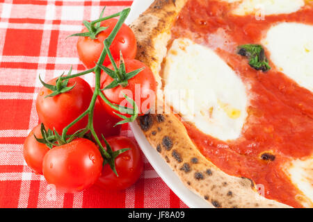 Echte italienische Pizza Stockfoto