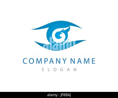 Optiker-Logo 2 Stock Vektor