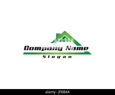 Immobilien-Logo 5 Stock Vektor