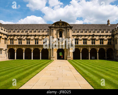 Interne Quad, St. Johns College, Universität Oxford, Oxford, England, UK, GB. Stockfoto