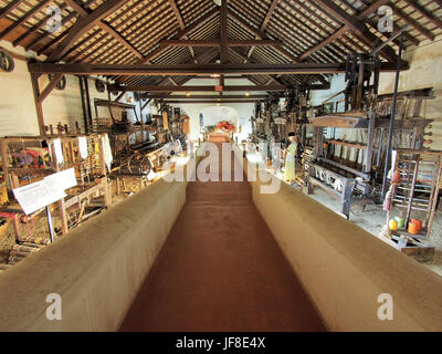 Webstuhl Zimmer, Musée Maurice Dufresne Foto 10 Stockfoto