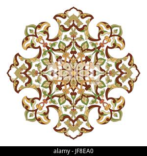 künstlerische osmanischen Muster Serie 90 3 Stock Vektor