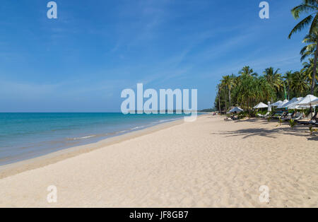 Khao Lak Sand Strand Thailand Panorama. Stockfoto