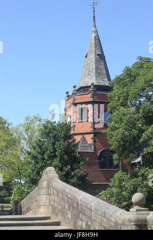 Landschaften in Port Sunlight, Wirral, england Stockfoto