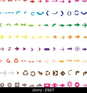 Spitz, Richtung, Dart, Pfeile, Symbole, super, erstklassige, Pfeil, Zeichen, Stock Vektor