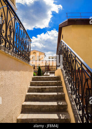 Alte Treppe, Architektur Stockfoto