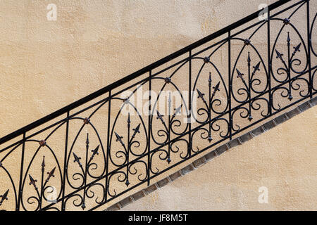 Alte Treppe, Fragment Stockfoto