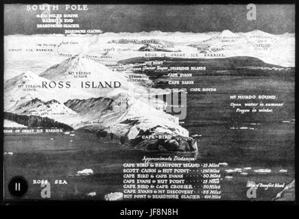 Karte von Ross Insel Küste 34565482395 o Stockfoto