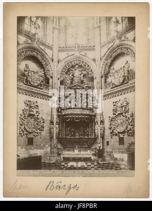 Burgos Catedral Vista General de la Capilla del Condestable Stockfoto