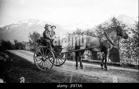 Pferd und Wagen, ca 1915-1925 32726310674 o Stockfoto