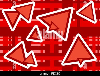 Geometrische Struktur Dreiecke Stock Vektor